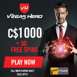 Bonus et Promotions Vegas Hero