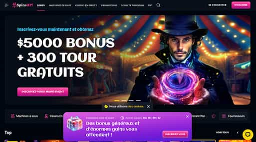 casino en ligne SpinsUp! - Revue