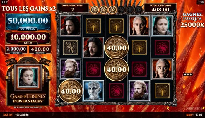 game of thrones power stack tours gratuits