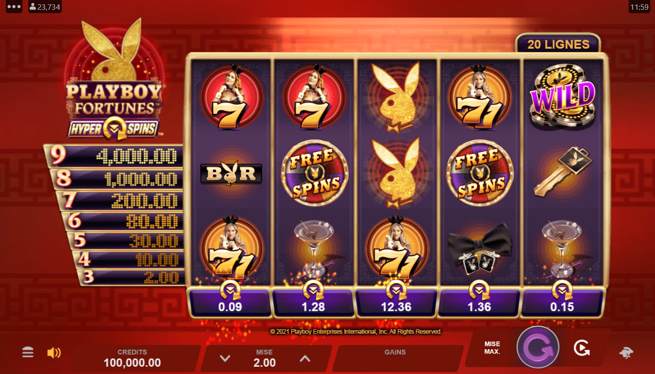 Playboy Fortune Hyperspins Slot